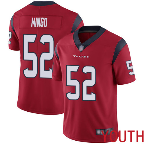Houston Texans Limited Red Youth Barkevious Mingo Alternate Jersey NFL Football #52 Vapor Untouchable